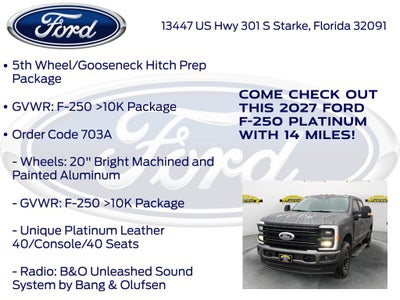 2027 Ford F-250SD Platinum 703A