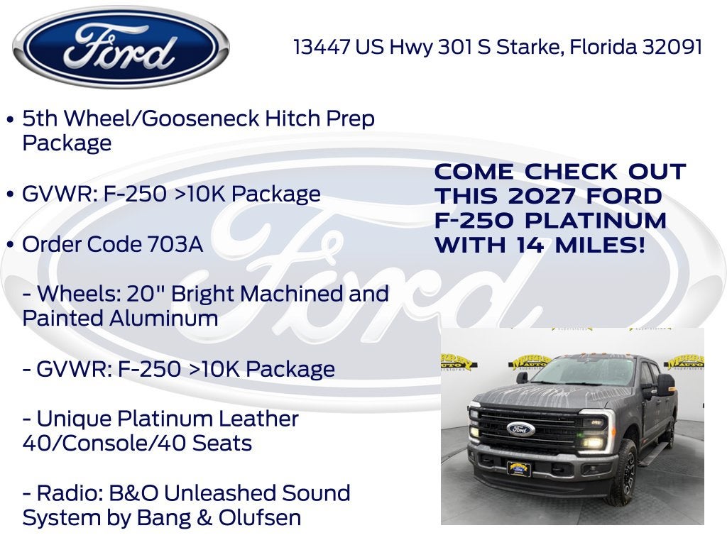 2027 Ford F-250SD Platinum 703A
