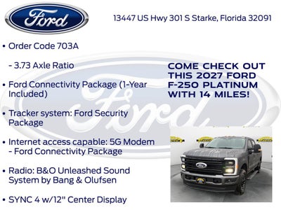 2027 Ford F-250SD Platinum 703A