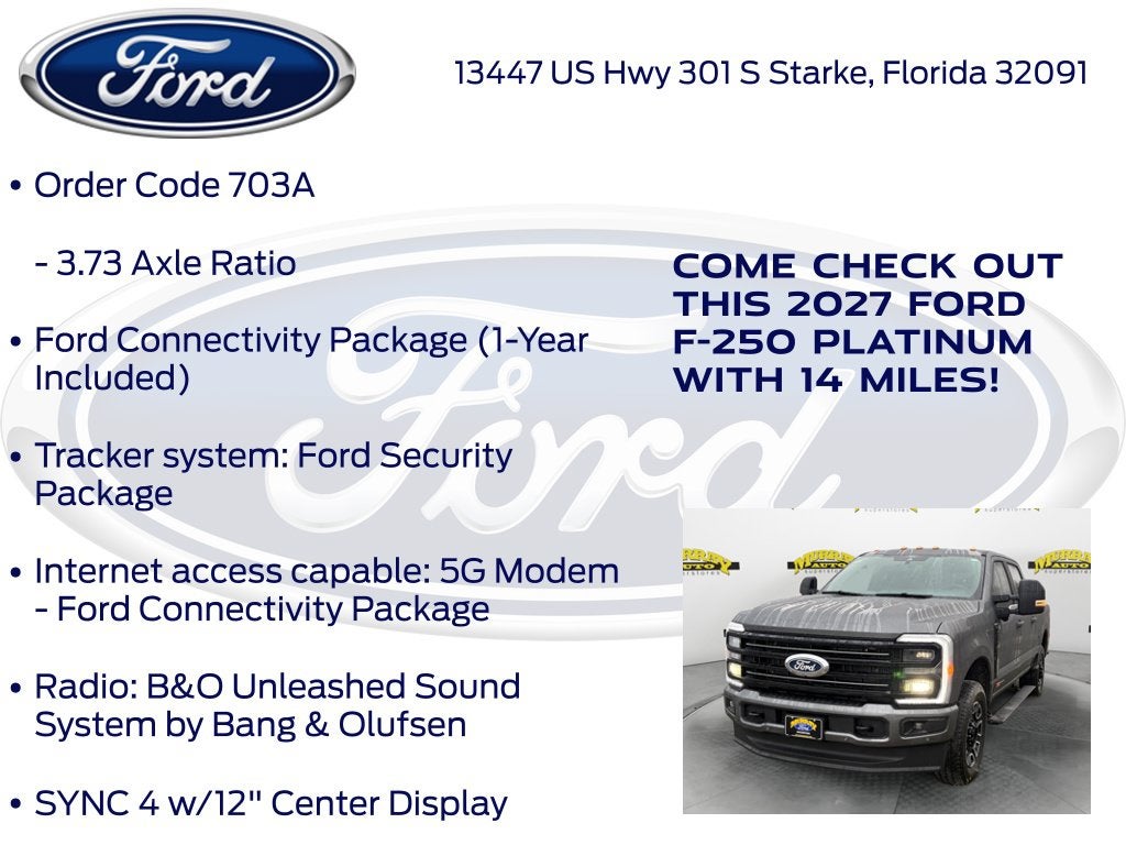 2027 Ford F-250SD Platinum 703A