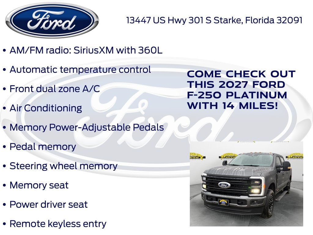 2027 Ford F-250SD Platinum 703A