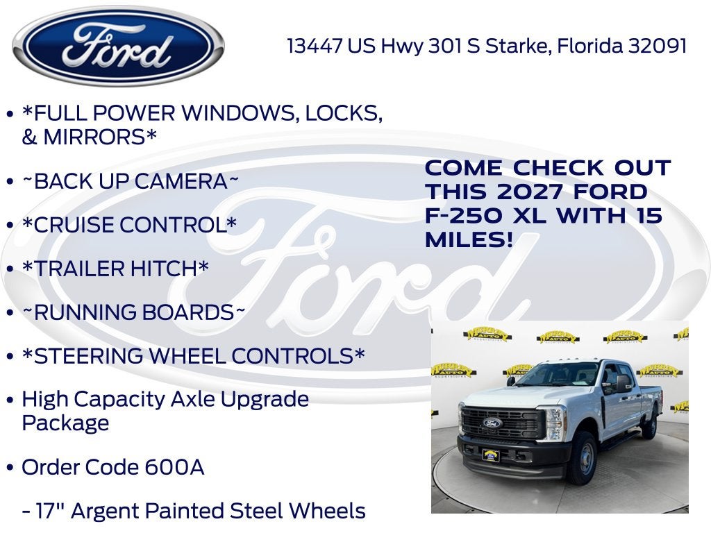 2027 Ford F-250SD XL 600A