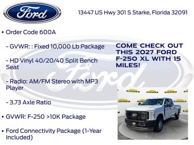 2027 Ford F-250SD XL 600A