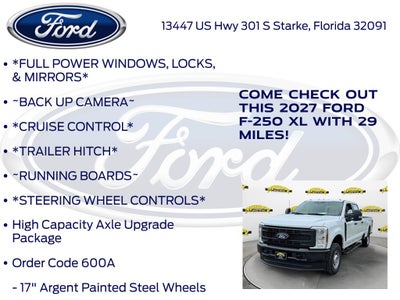 2027 Ford F-250SD XL 600A