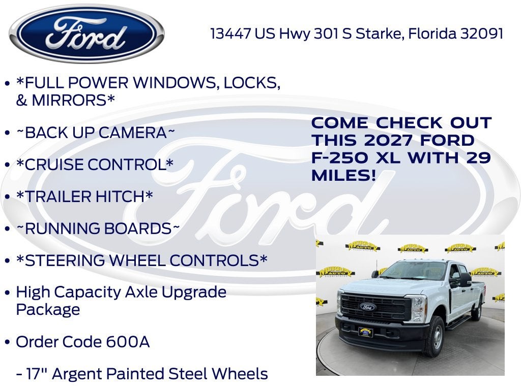 2027 Ford F-250SD XL 600A