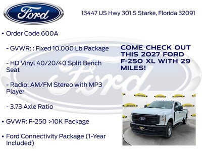 2027 Ford F-250SD XL 600A
