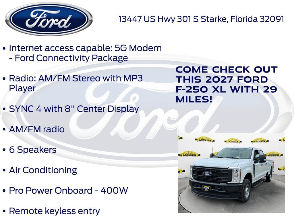 2027 Ford F-250SD XL 600A