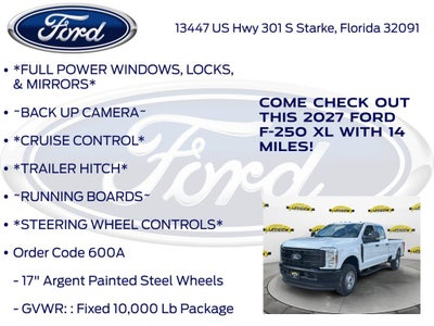 2027 Ford F-250SD XL 600A