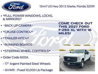 2027 Ford F-250SD XL 600A