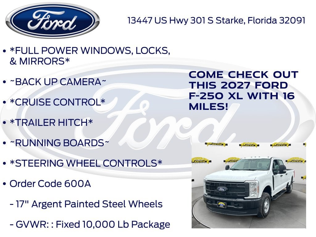 2027 Ford F-250SD XL 600A