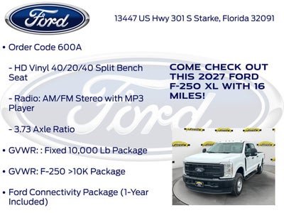 2027 Ford F-250SD XL 600A