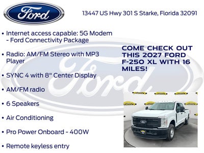 2027 Ford F-250SD XL 600A