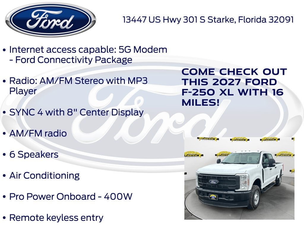 2027 Ford F-250SD XL 600A