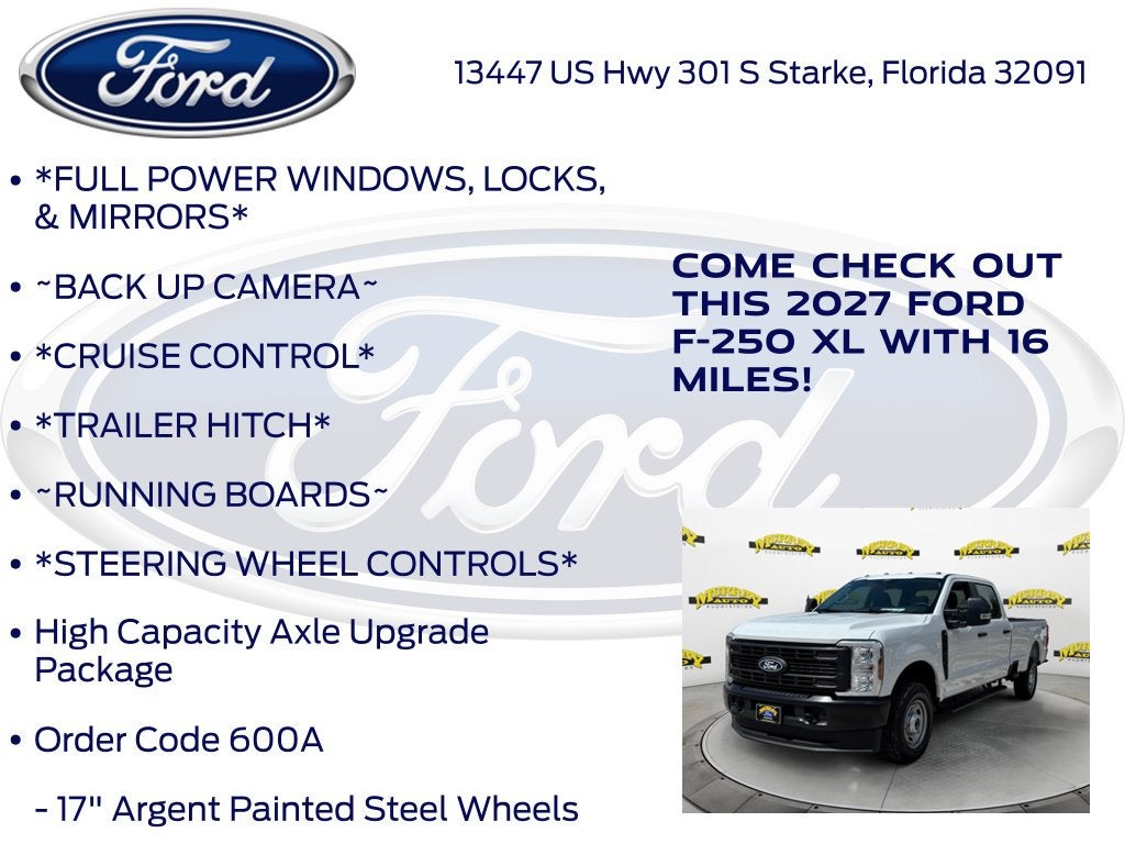 2027 Ford F-250SD XL 600A