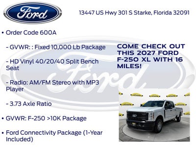 2027 Ford F-250SD XL 600A