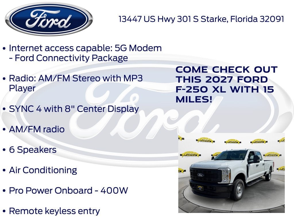 2027 Ford F-250SD XL 600A