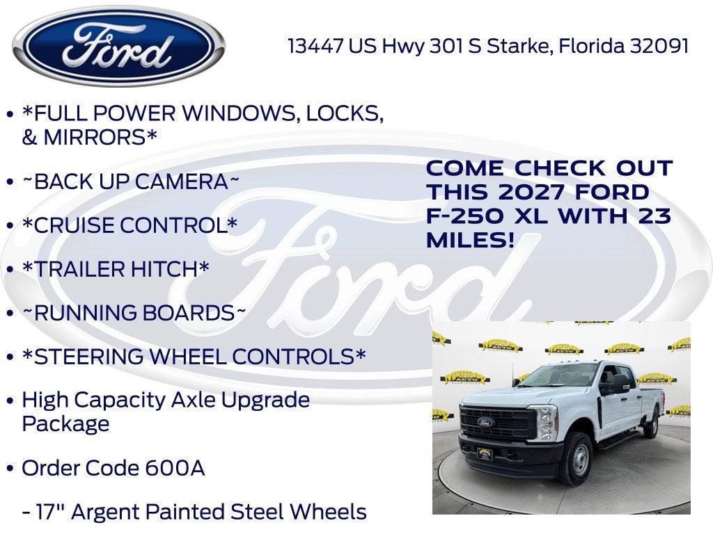 2027 Ford F-250SD XL 600A