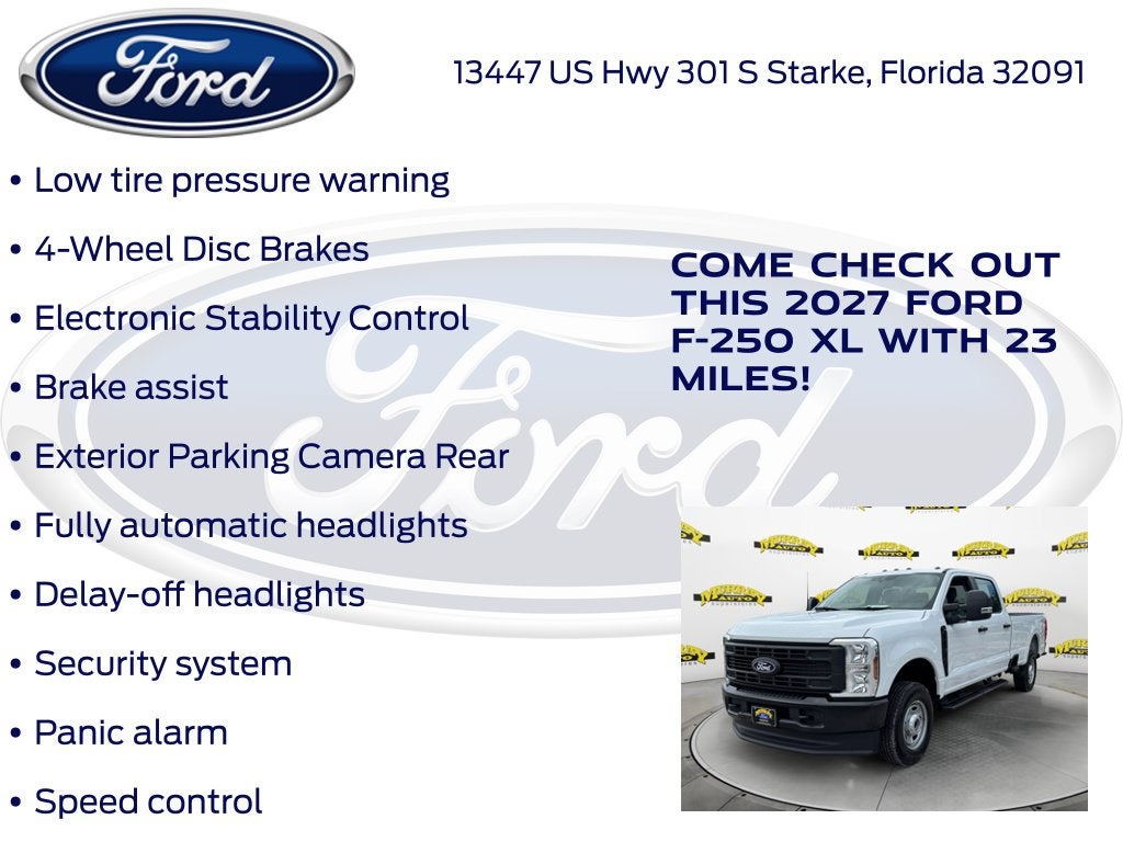 2027 Ford F-250SD XL 600A