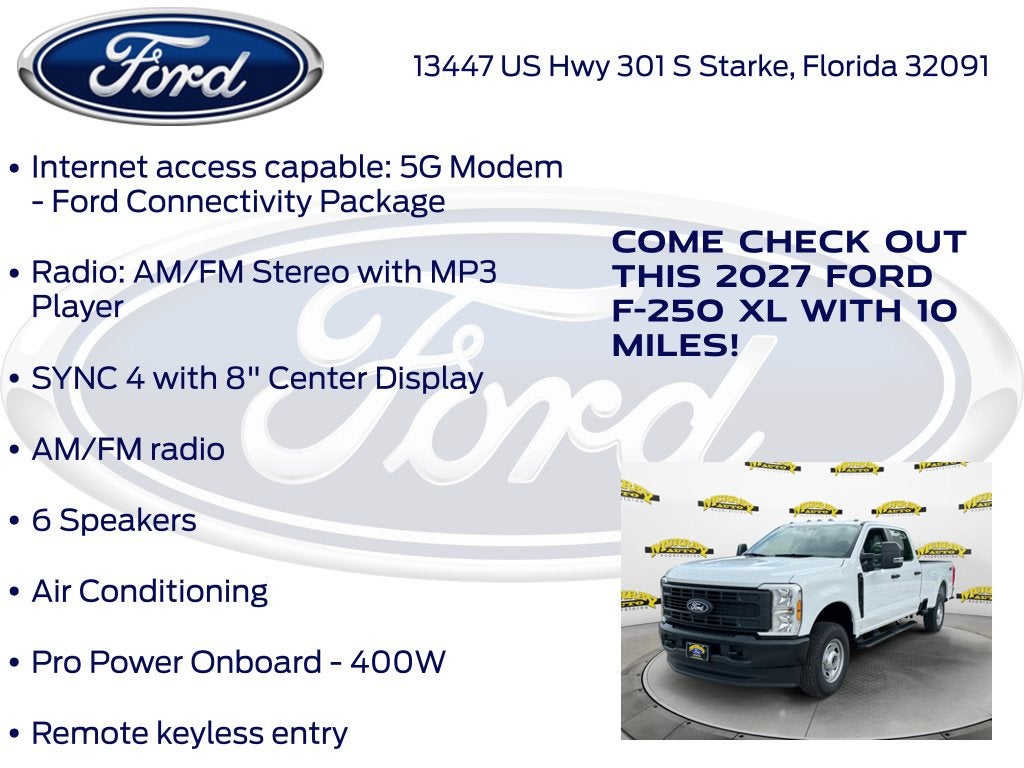 2027 Ford F-250SD XL 600A