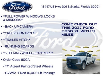 2027 Ford F-250SD XL 600A