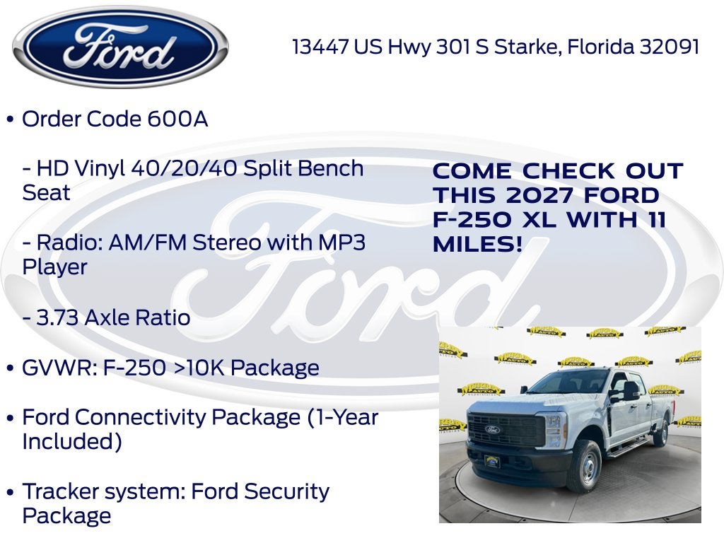 2027 Ford F-250SD XL 600A