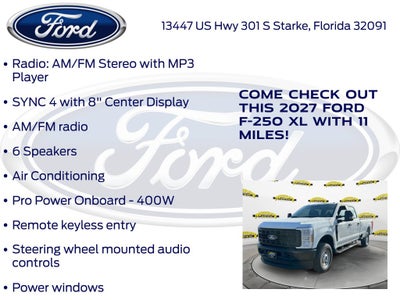 2027 Ford F-250SD XL 600A