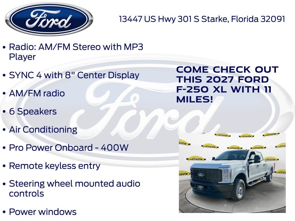 2027 Ford F-250SD XL 600A
