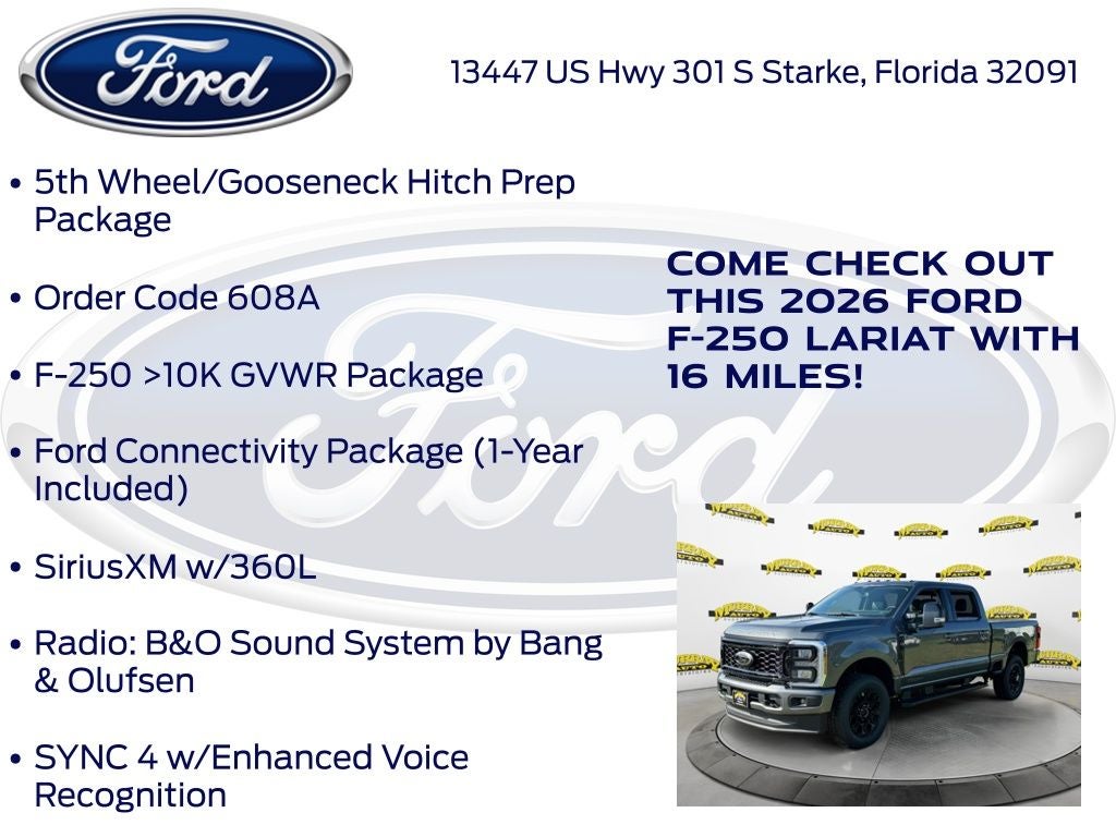 2026 Ford F-250SD Lariat 608A