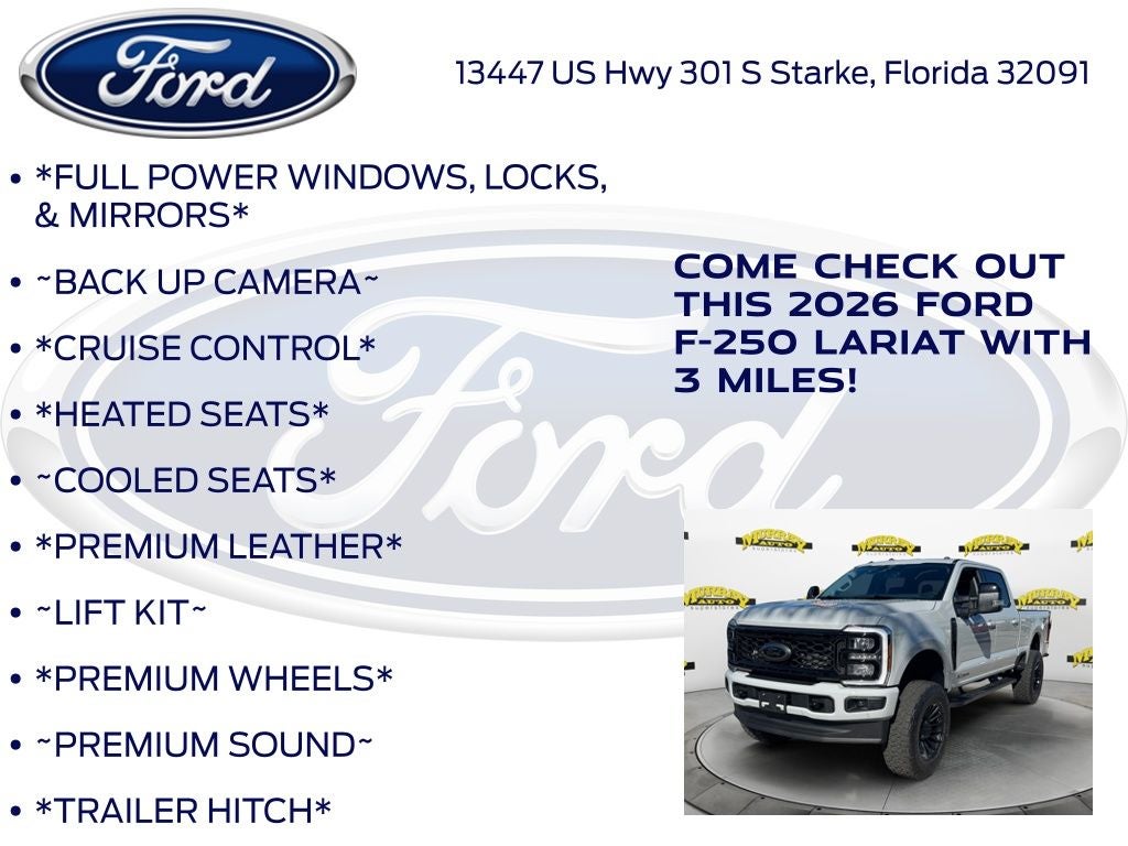 2026 Ford F-250SD Lariat 608A