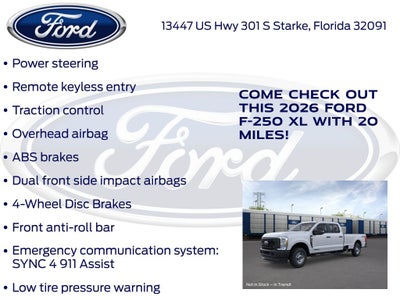 2026 Ford F-250SD XL 600A
