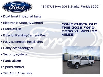 2026 Ford F-250SD XL 600A