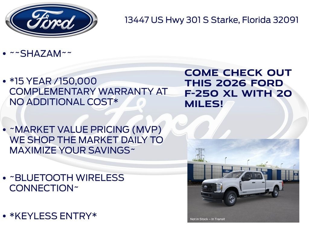 2026 Ford F-250SD XL 600A