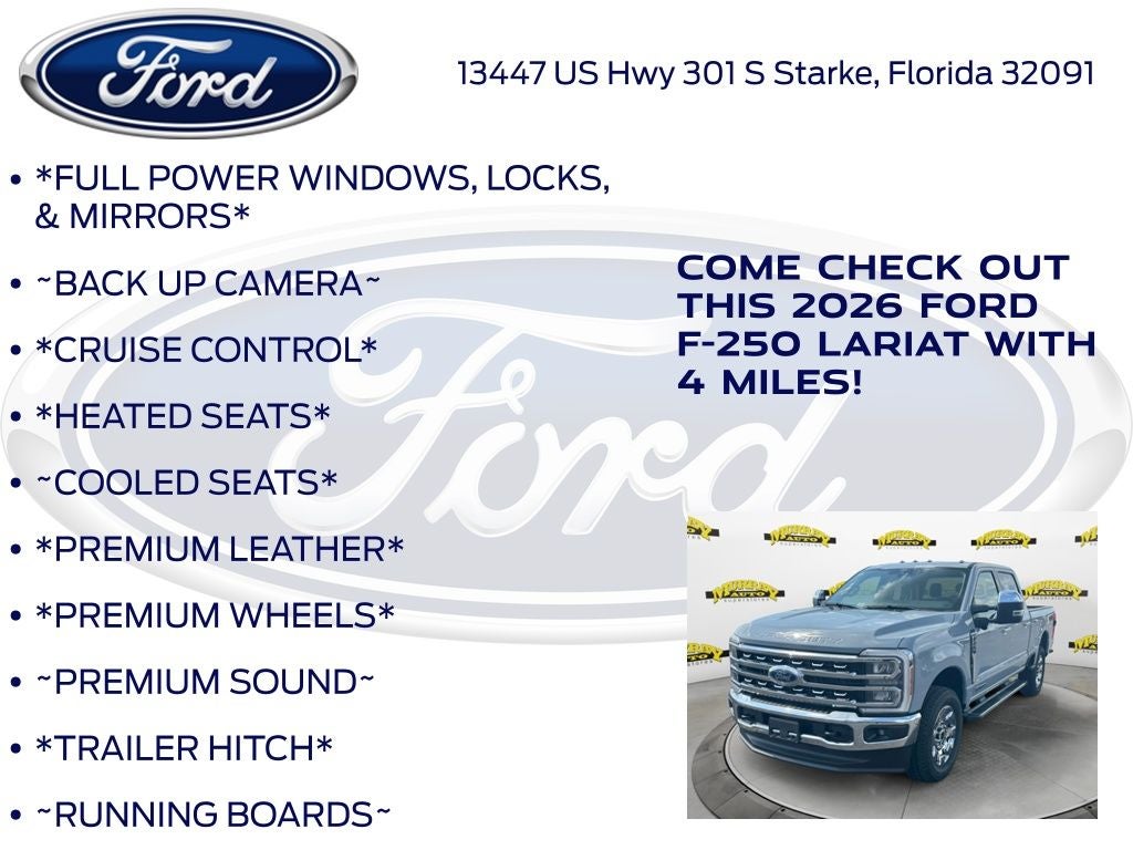 2026 Ford F-250SD Lariat 608A