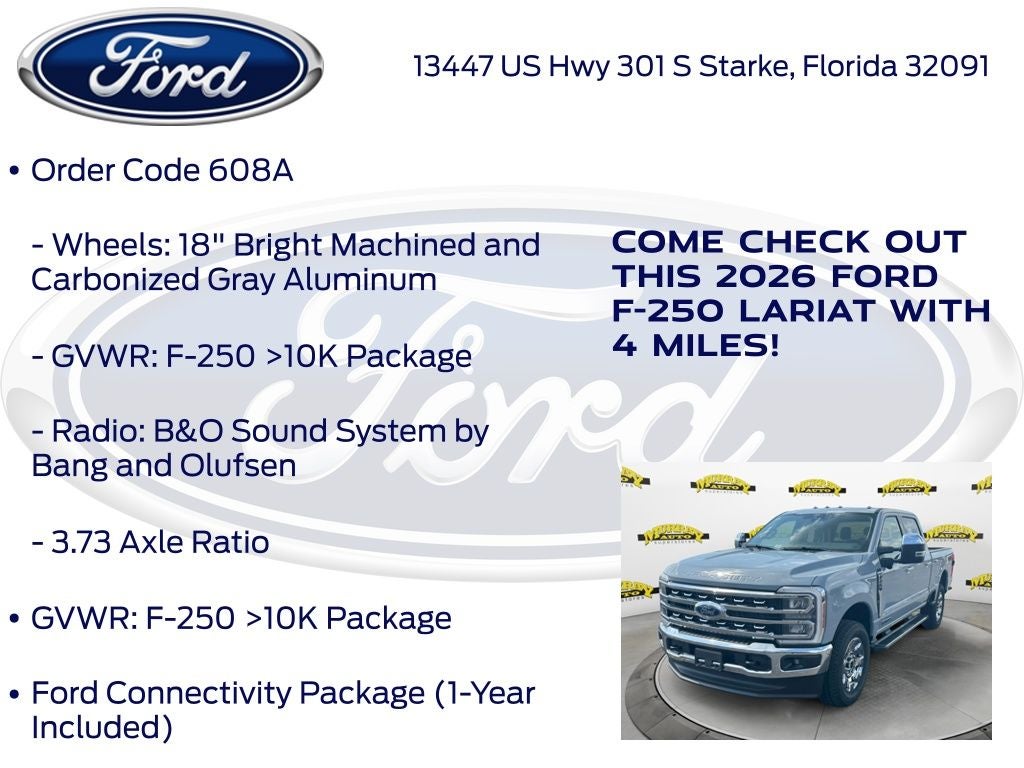 2026 Ford F-250SD Lariat 608A
