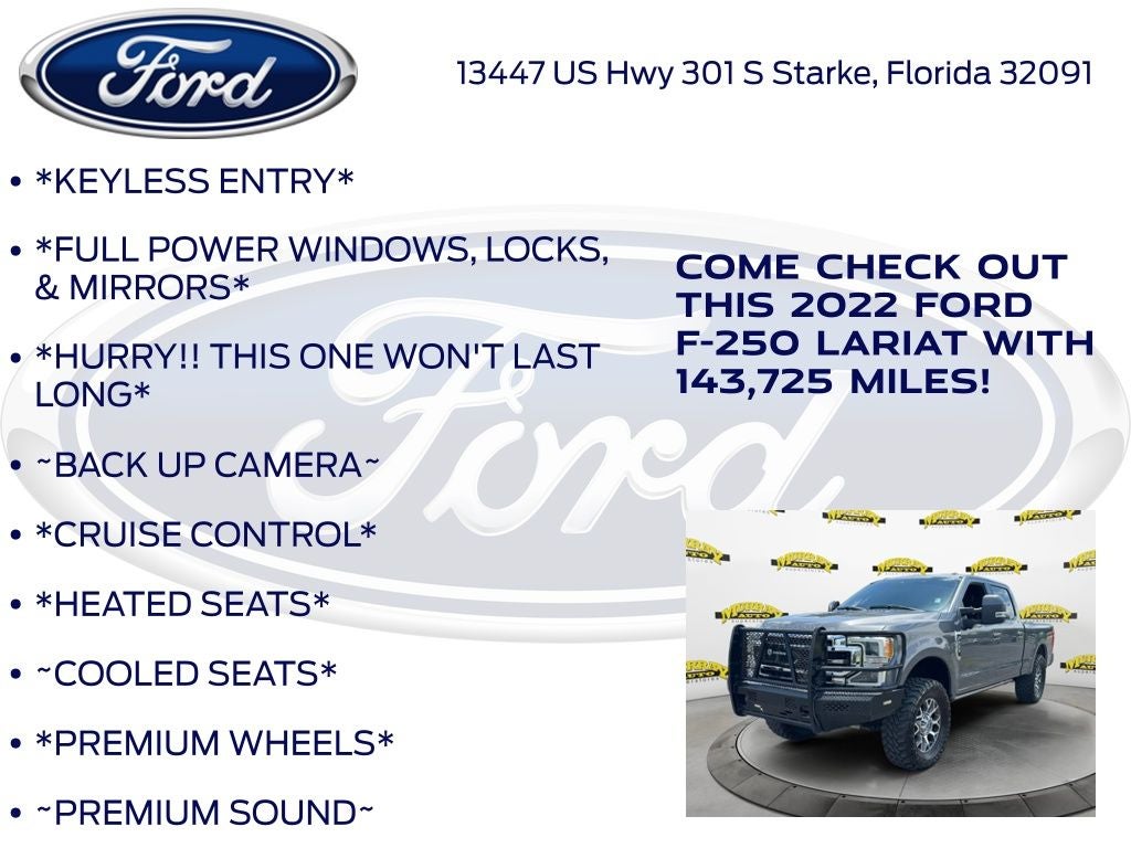 2022 Ford F-250SD Lariat