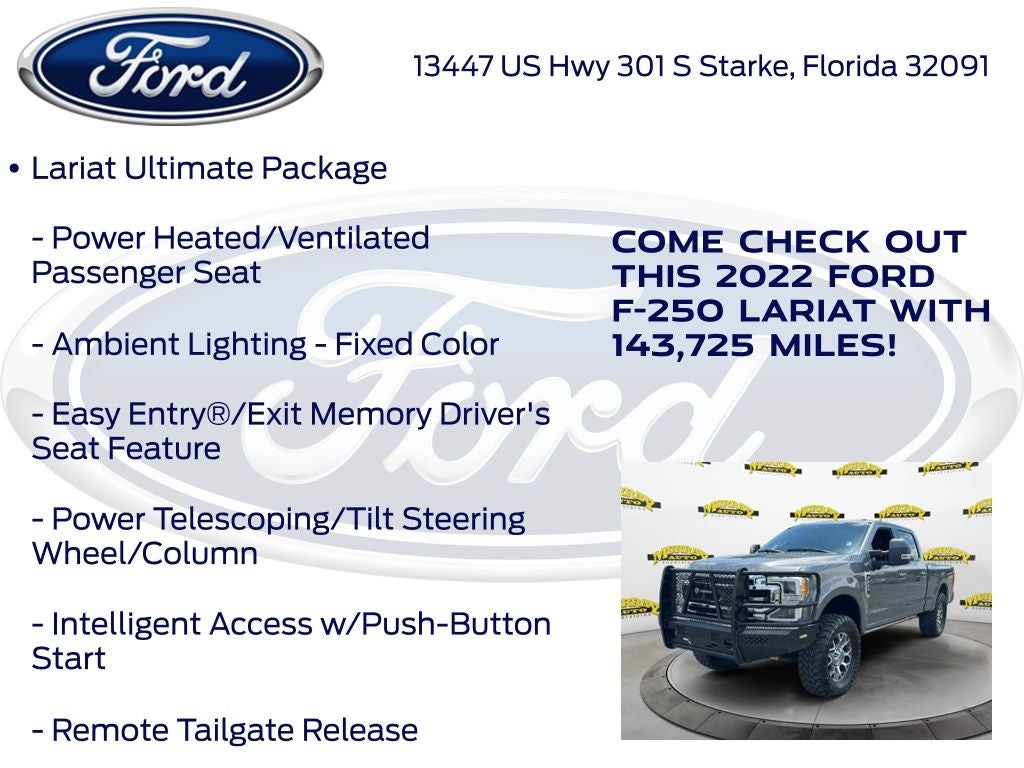2022 Ford F-250SD Lariat