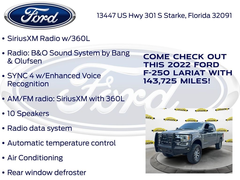 2022 Ford F-250SD Lariat