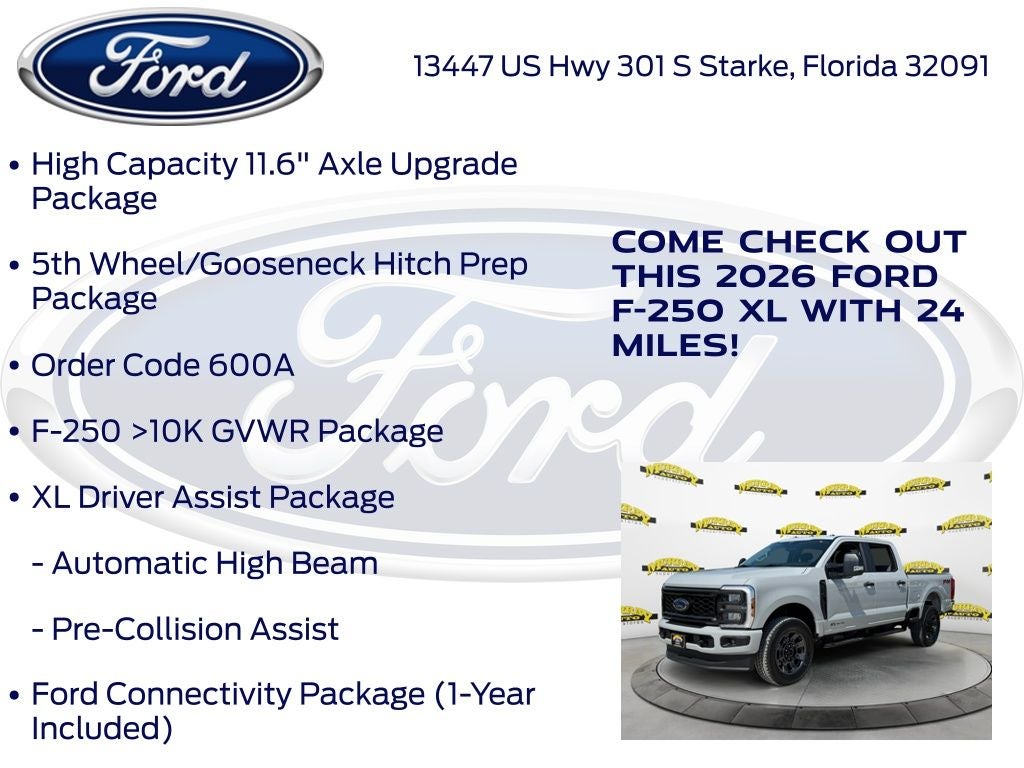 2026 Ford F-250SD XL 600A