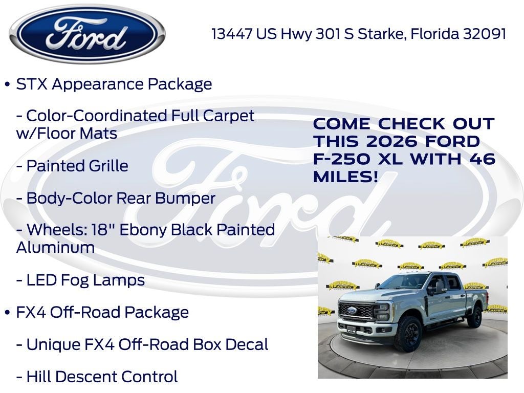 2026 Ford F-250SD XL 600A