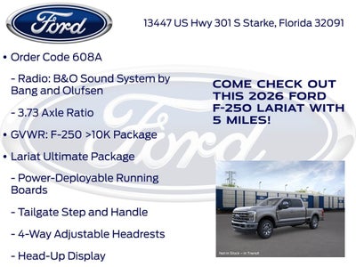 2026 Ford F-250SD Lariat 608A