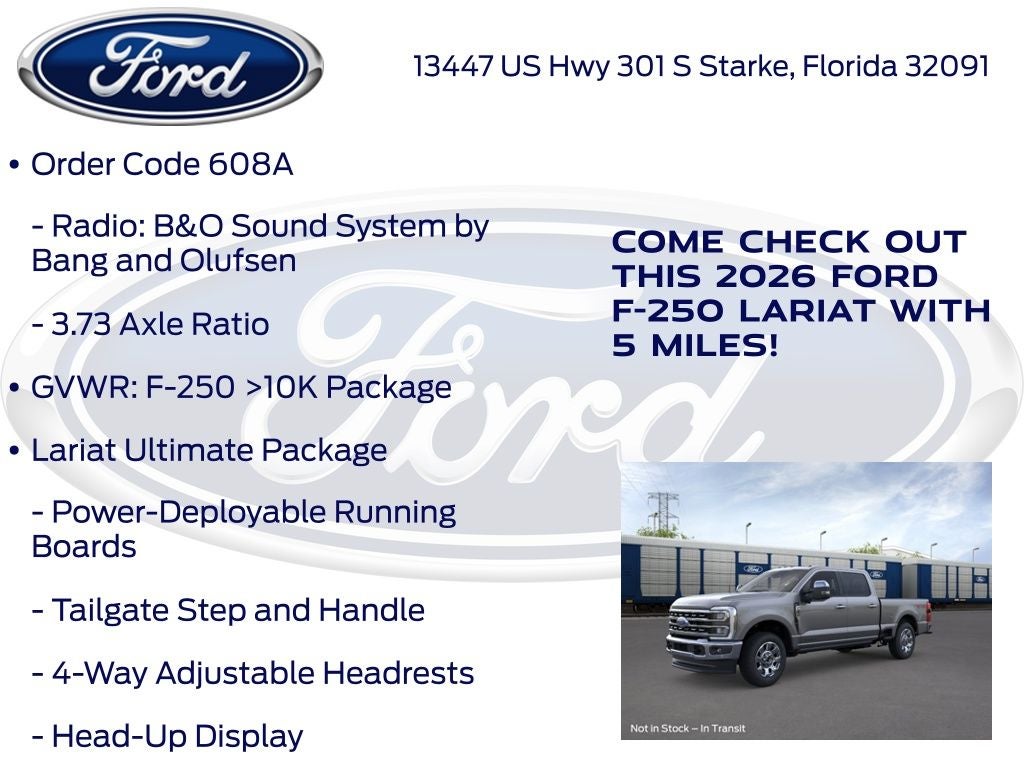 2026 Ford F-250SD Lariat 608A