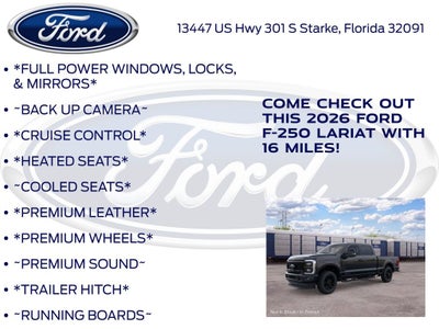 2026 Ford F-250SD Lariat 608A