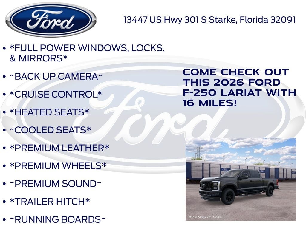 2026 Ford F-250SD Lariat 608A