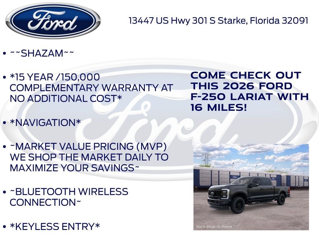 2026 Ford F-250SD Lariat 608A