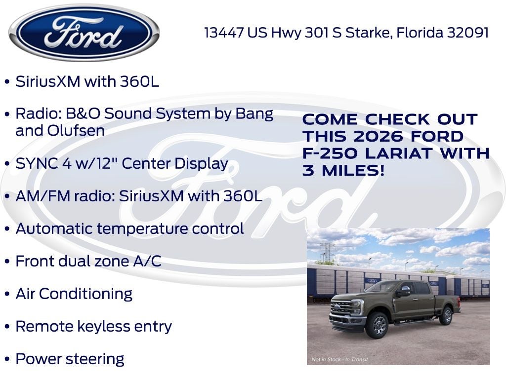 2026 Ford F-250SD Lariat 608A