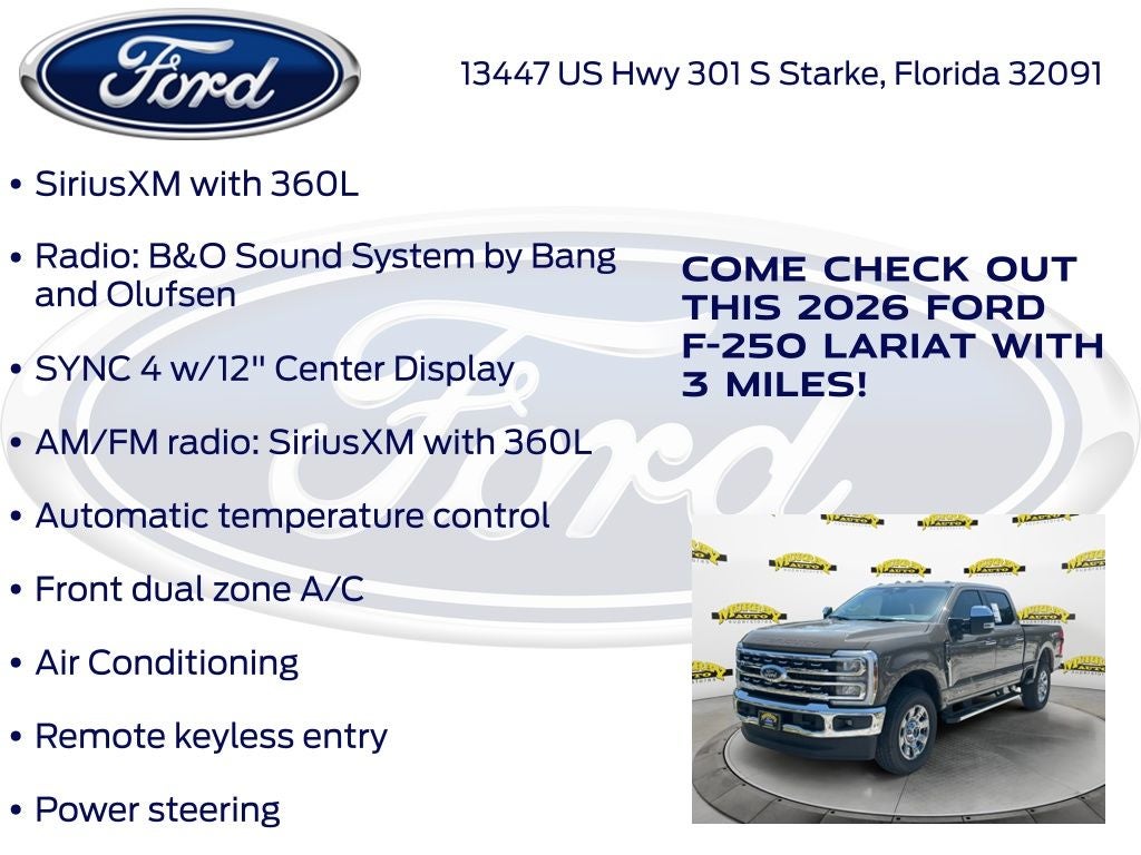 2026 Ford F-250SD Lariat 608A