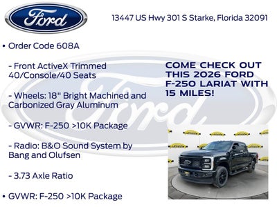2026 Ford F-250SD Lariat 608A
