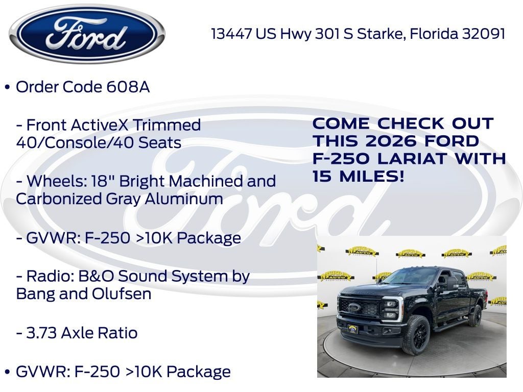 2026 Ford F-250SD Lariat 608A