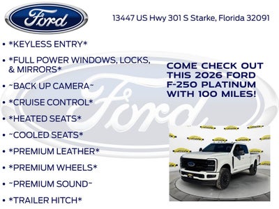 2026 Ford F-250SD Platinum 703A
