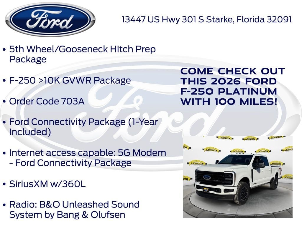 2026 Ford F-250SD Platinum 703A